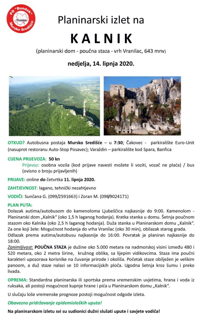 Kalnik plakat